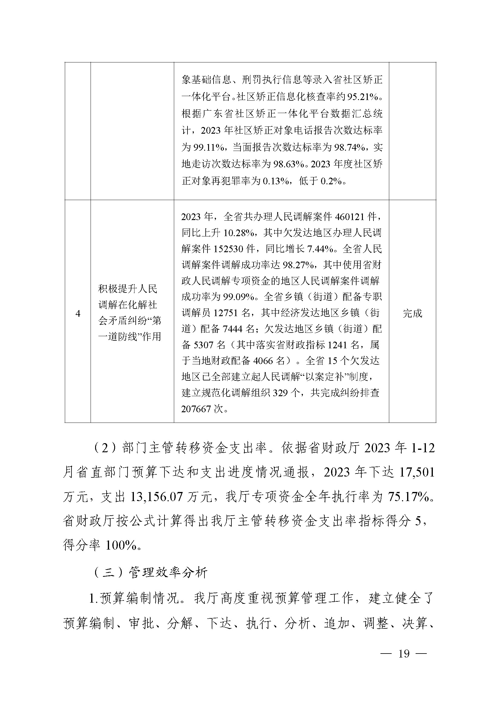 附件1：广东省司法厅2023年度部门整体支出绩效自评报告(根据社矫局修改意见公开版）_页面_19.jpg