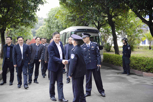 节后上班第一天曾祥陆厅长率班子成员到广州地区基层司法行政单位走访